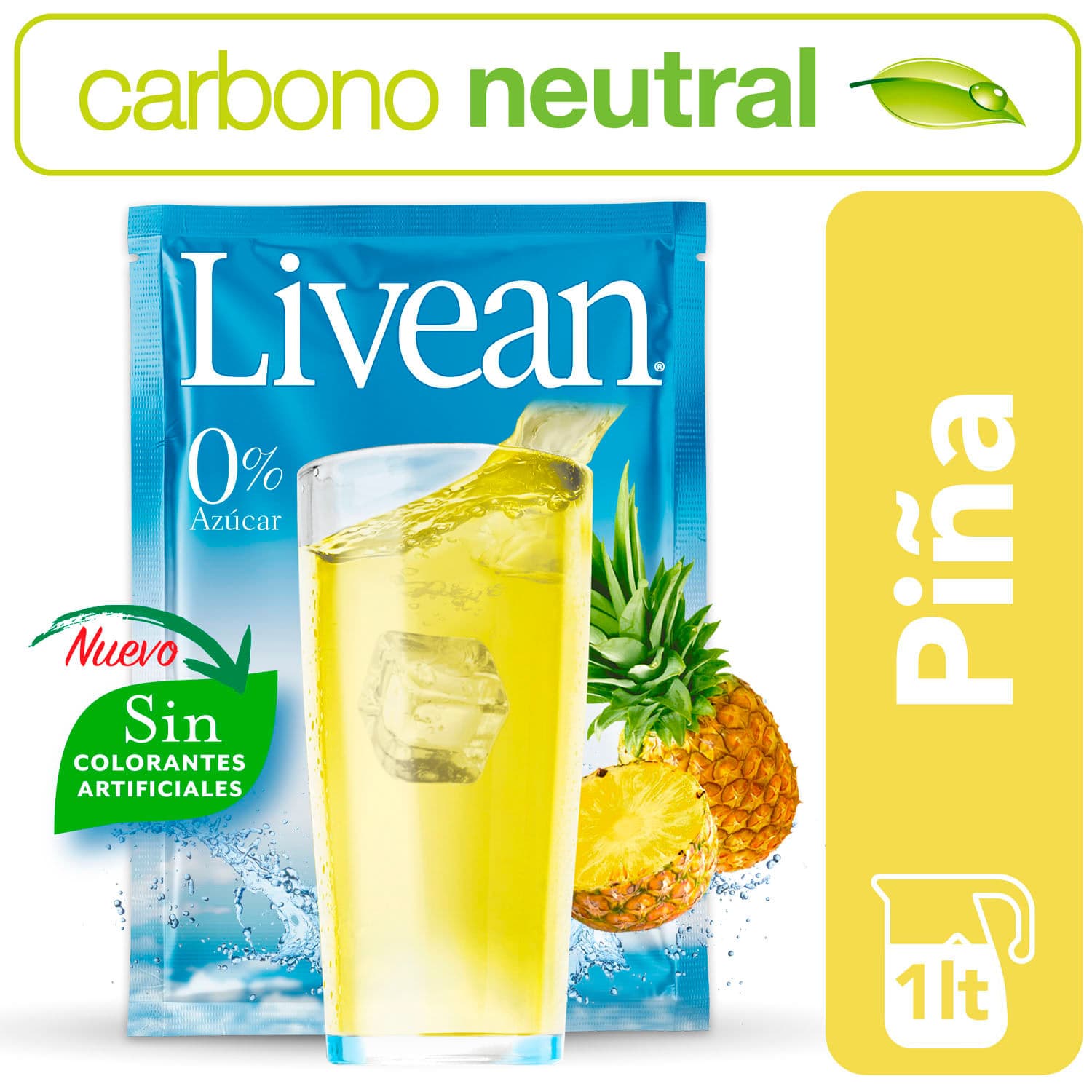 Jugo en Polvo Livean Pina