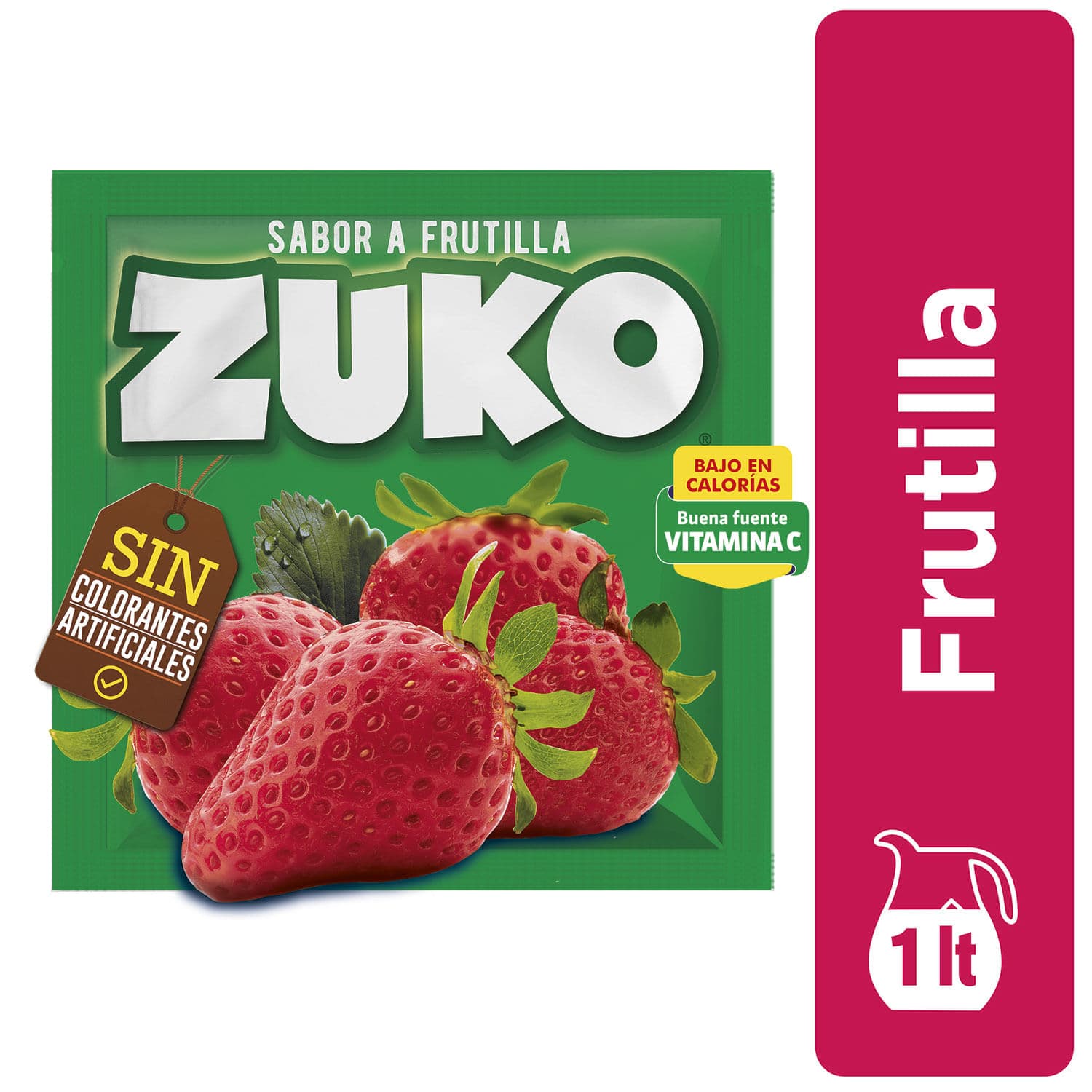 Jugo en Polvo Zuko Frutilla
