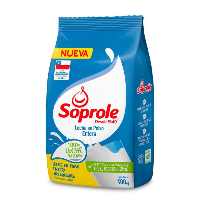 Leche En Polvo Soprole 800 G