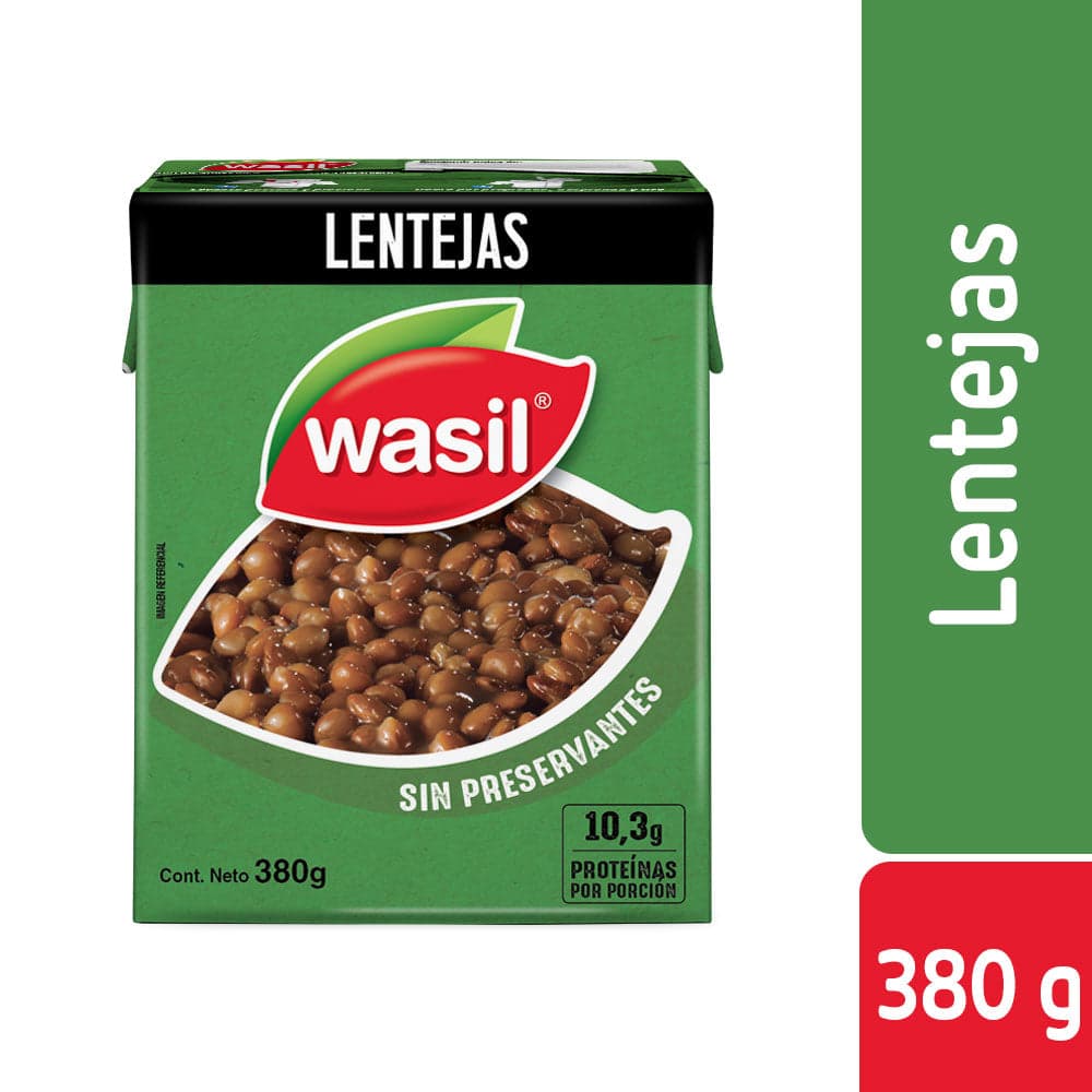 Legumbre Wasil Lentejas 380 G