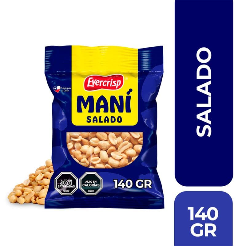 Mani Salado Evercrisp 140 G