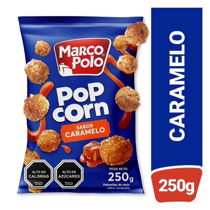 Pop Corn Caramelo Marco Polo 250 G