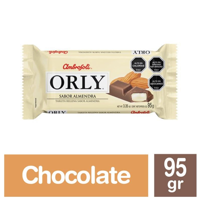 Chocolate Orly Almendra 95 G