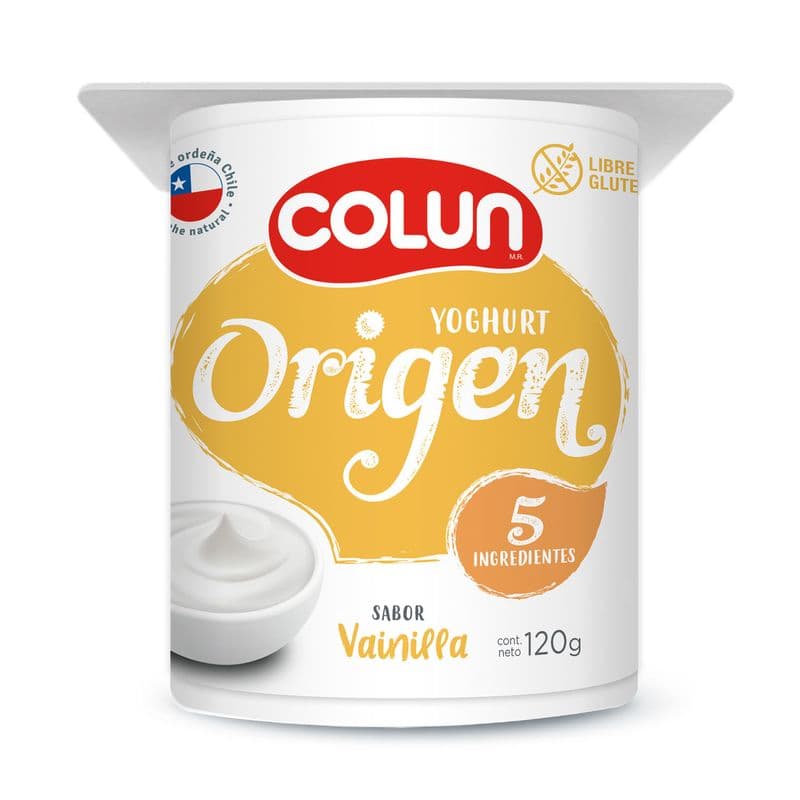Yogurt Colun Vainilla 1 Kg