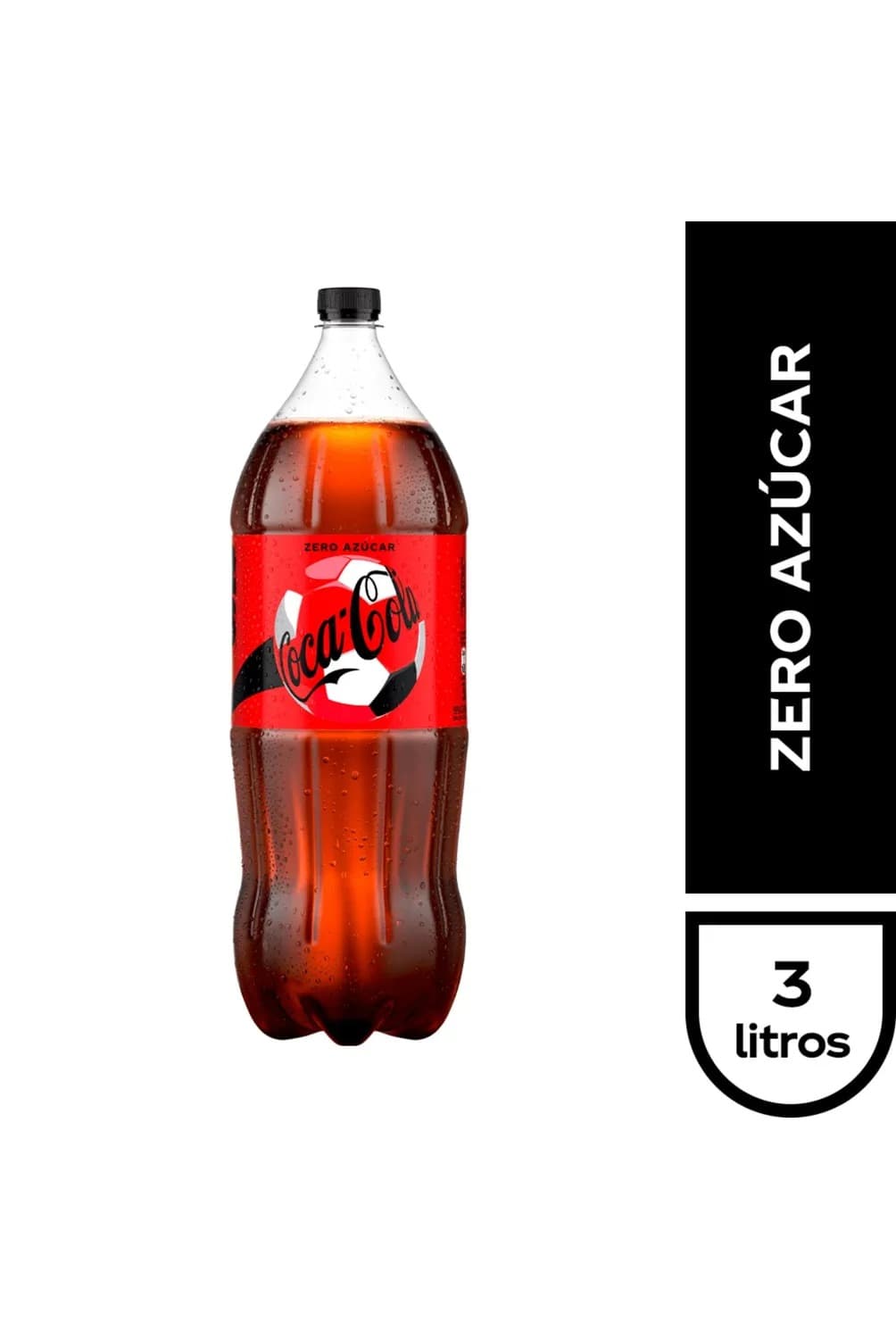 Bebida Coca-Cola Zero Desechable 3 L