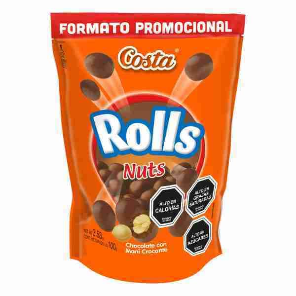 Chocolate Rolls Nuts 100g