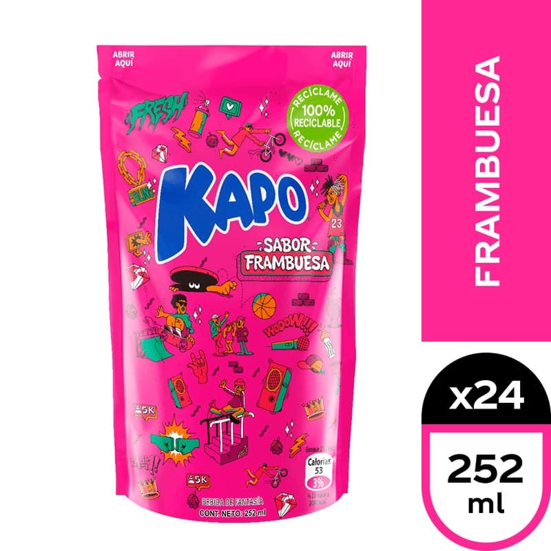 Kapo Sabor Frambuesa 252 ML
