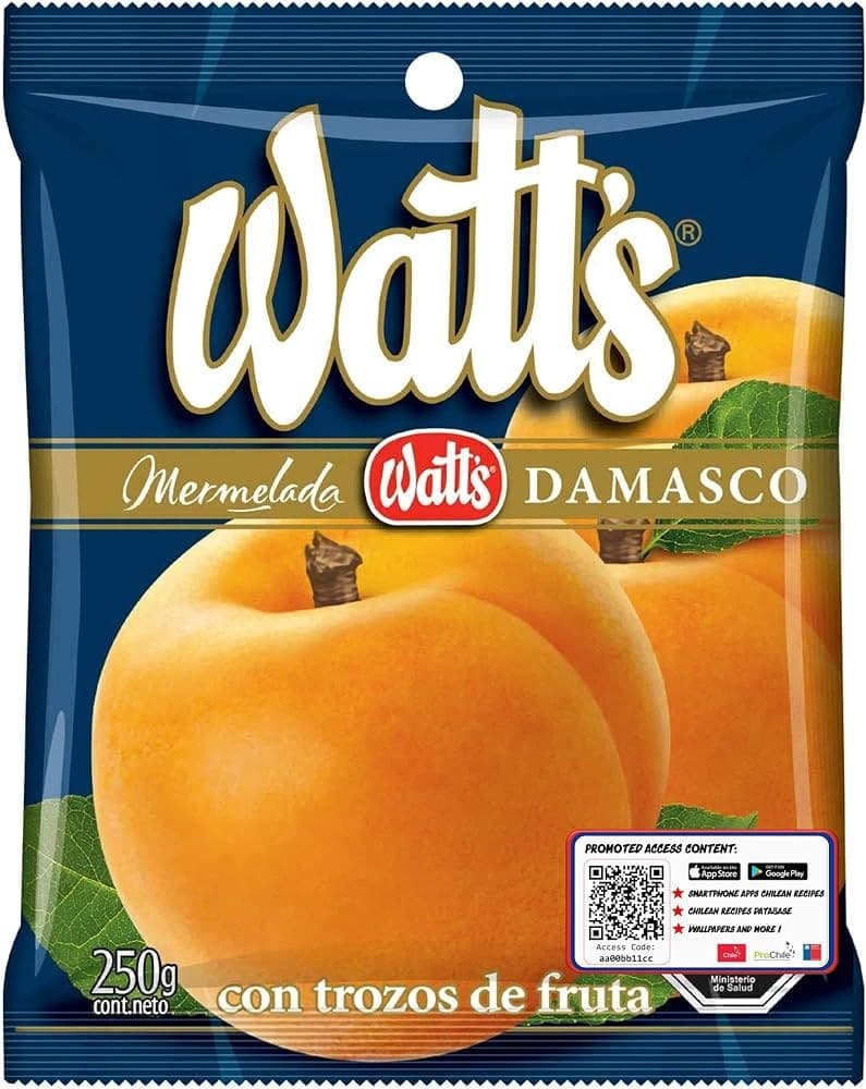 Mermelada Watts Damasco