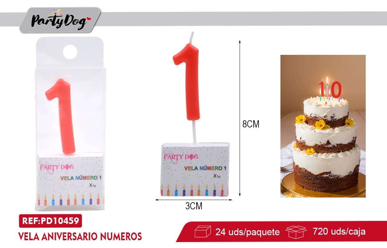 Vela Cumpleanos 1