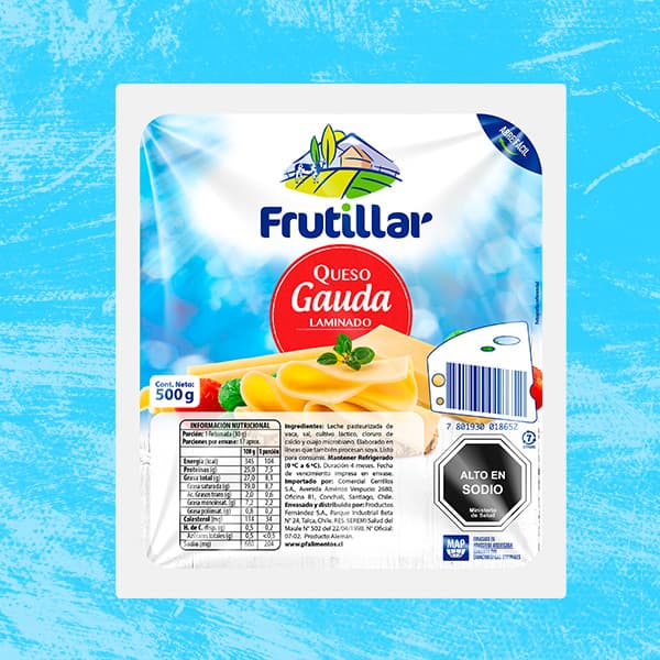 Queso Gauda Frutillar 500 G