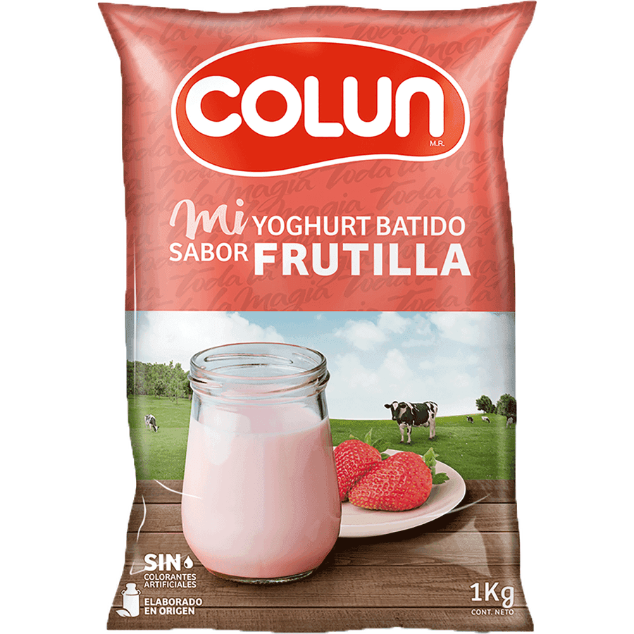 Yogurt Colun Frutilla 1 Kg