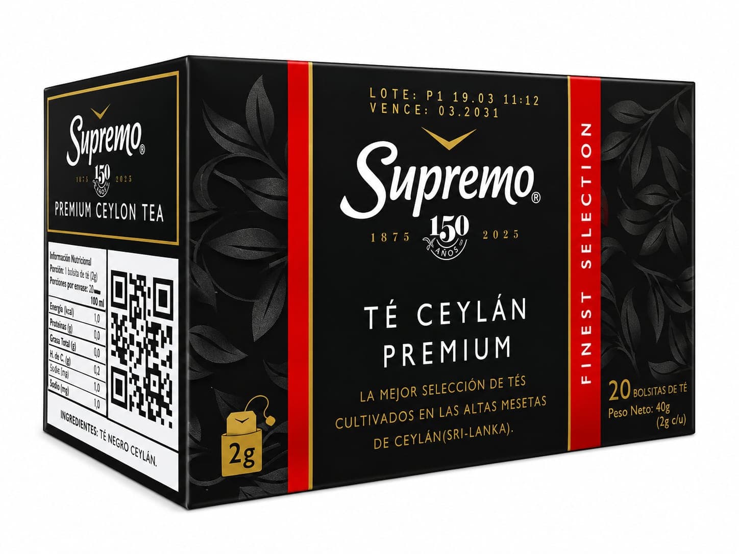 Te Supremo 20 Bolsitas