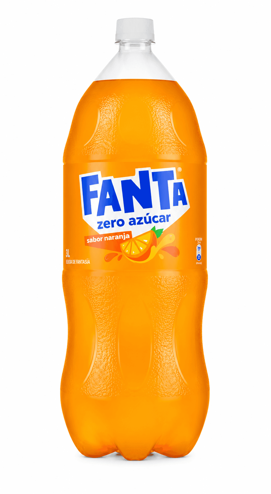 Fanta Naranja Zero Desechable 3 L