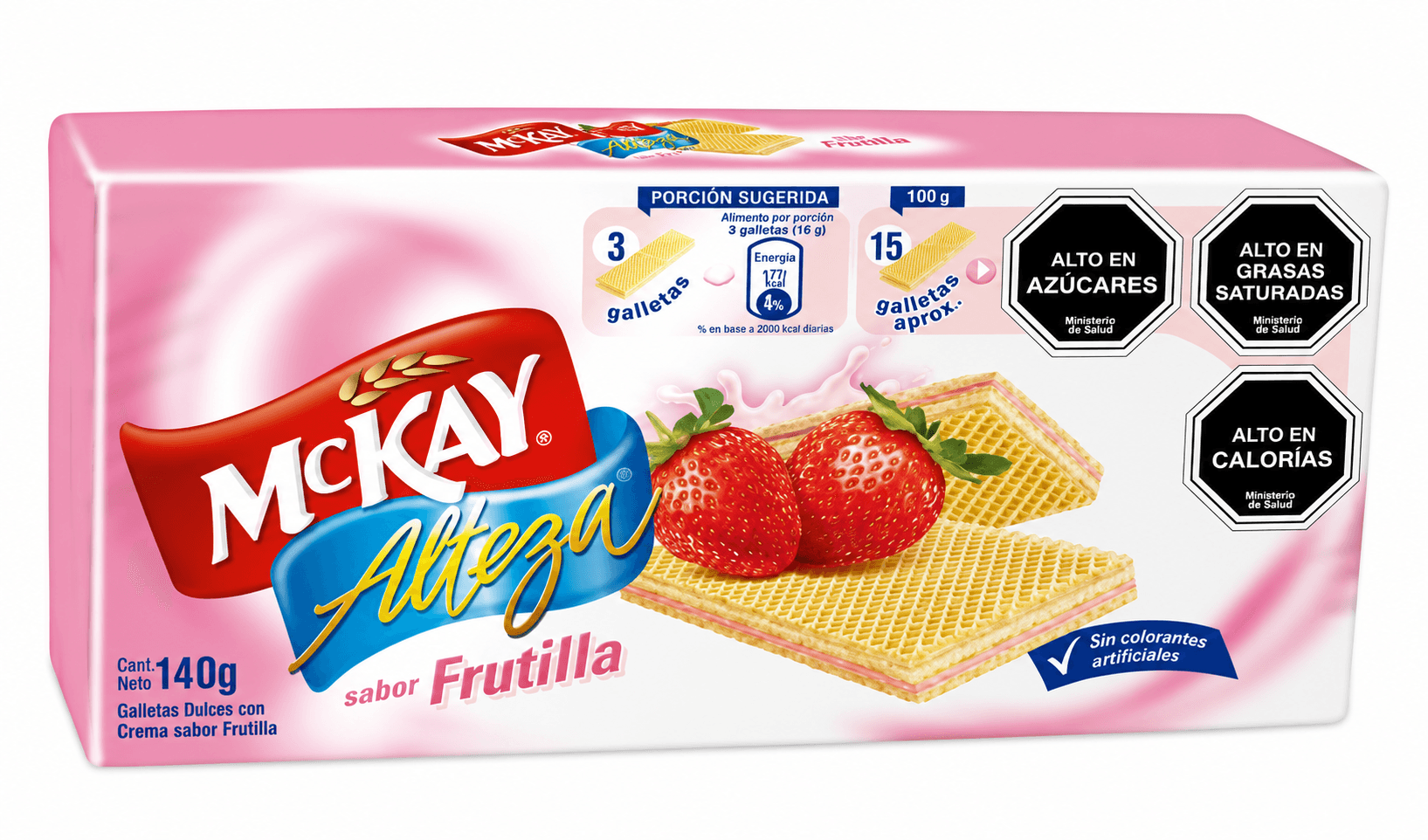Galleta Alteza Mckay Frutilla 140g