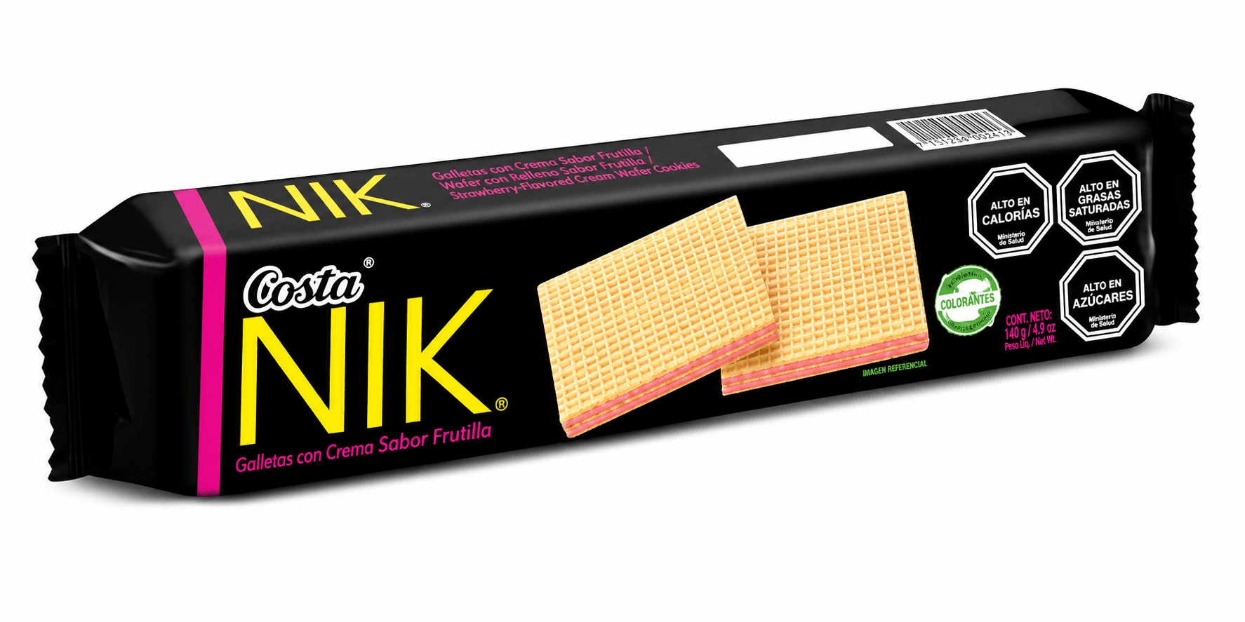 Galleta Nik Costa Frutilla 71 G