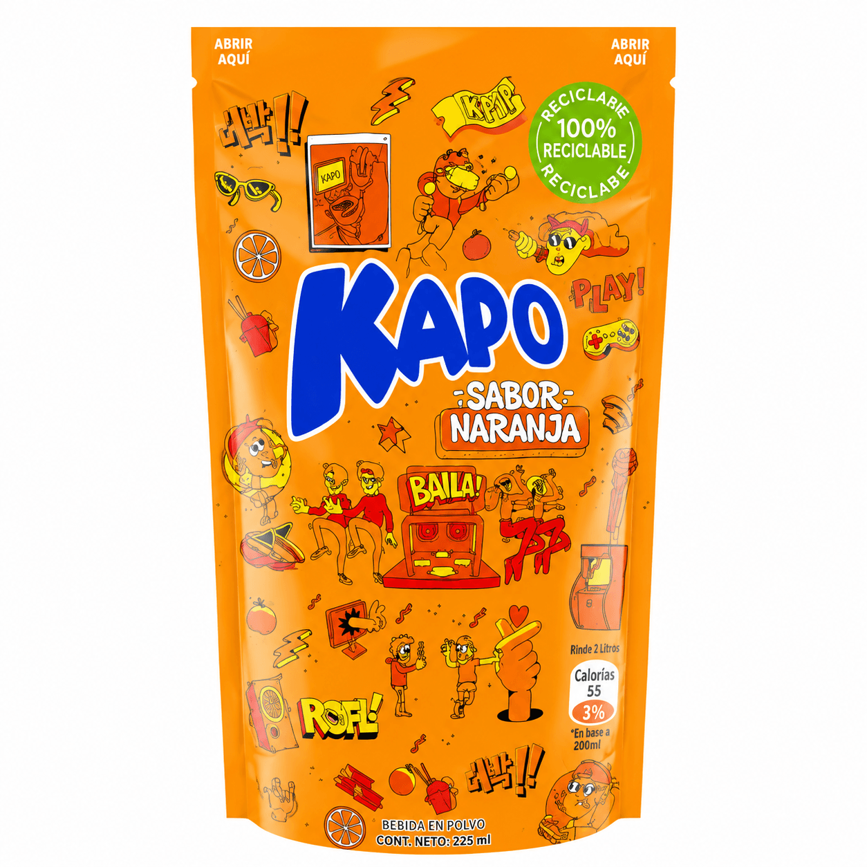 Jugo Kapo Naranja 252 ML