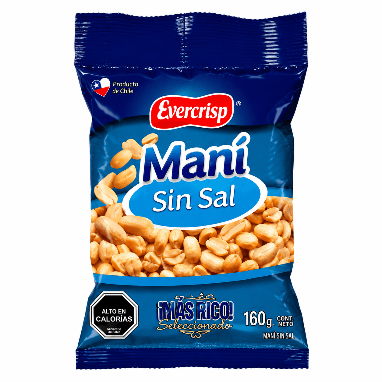 Mani Evercrisp sin Sal 160 Gr