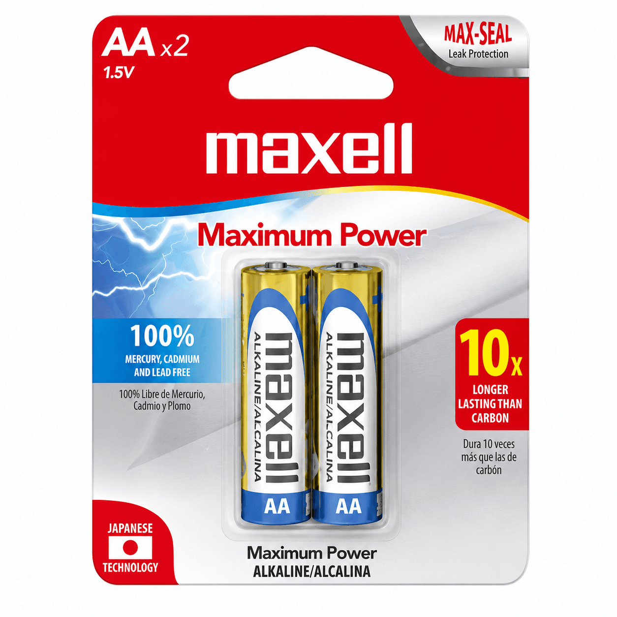 Pila Maxell Alcalina Aa Tira 2 un
