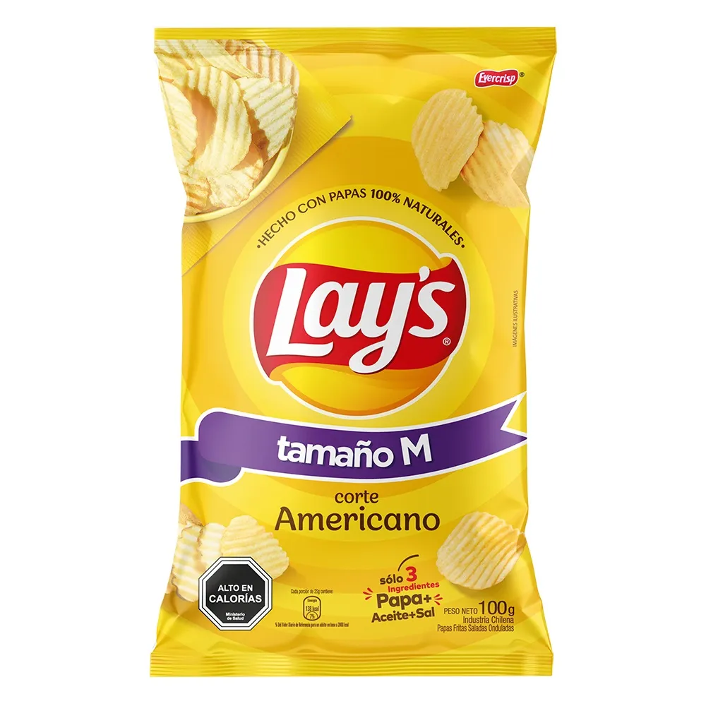 Papas Fritas Lays Americano 100 G