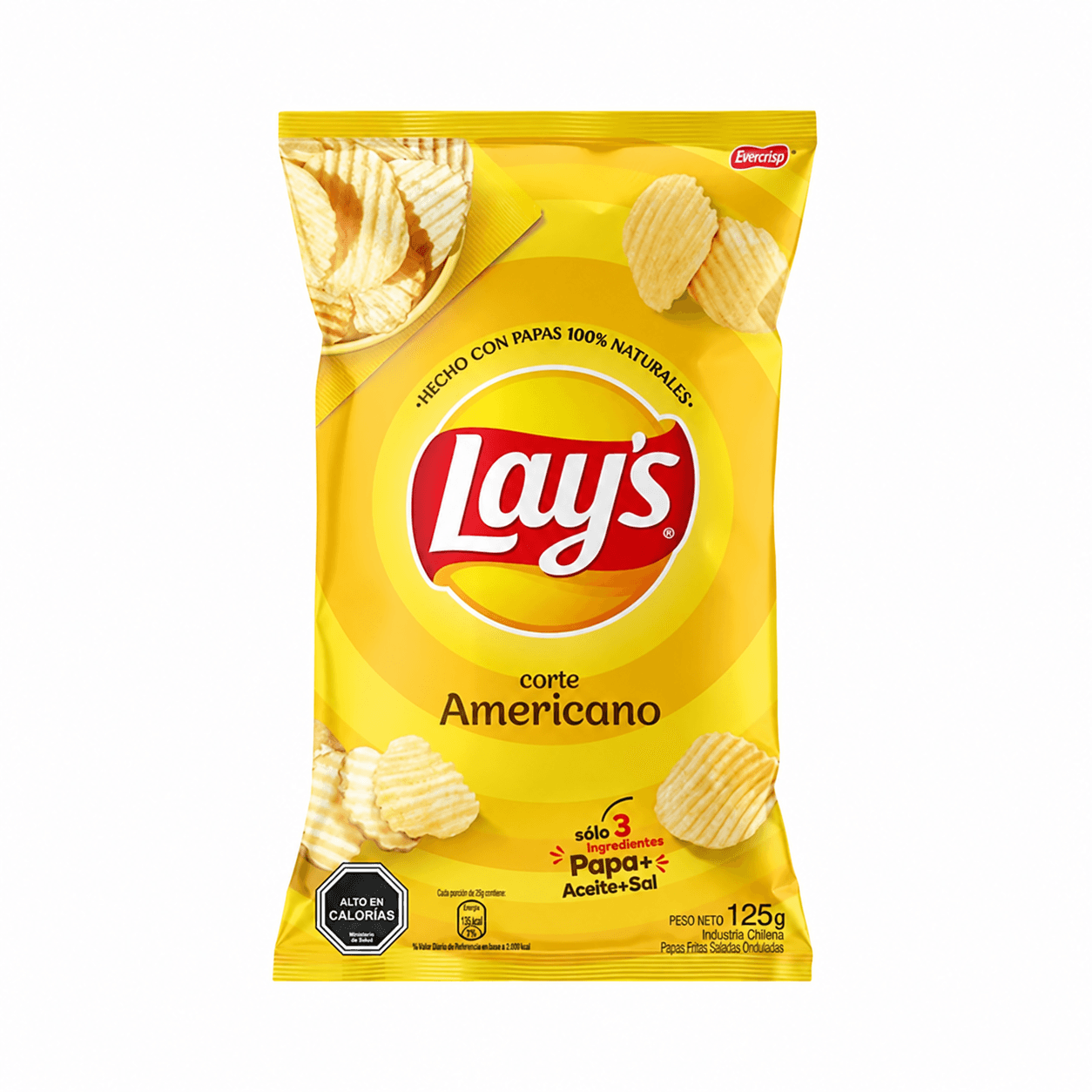 Papas Fritas Lays Americano 125