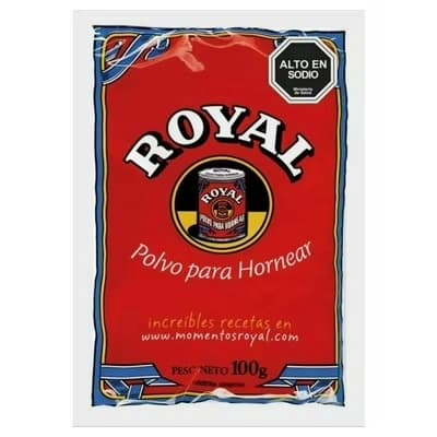 Polvos De Hornear Royal 100 G