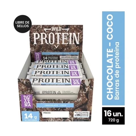 Barra Protein Choco Coco 45 G Wild Foods