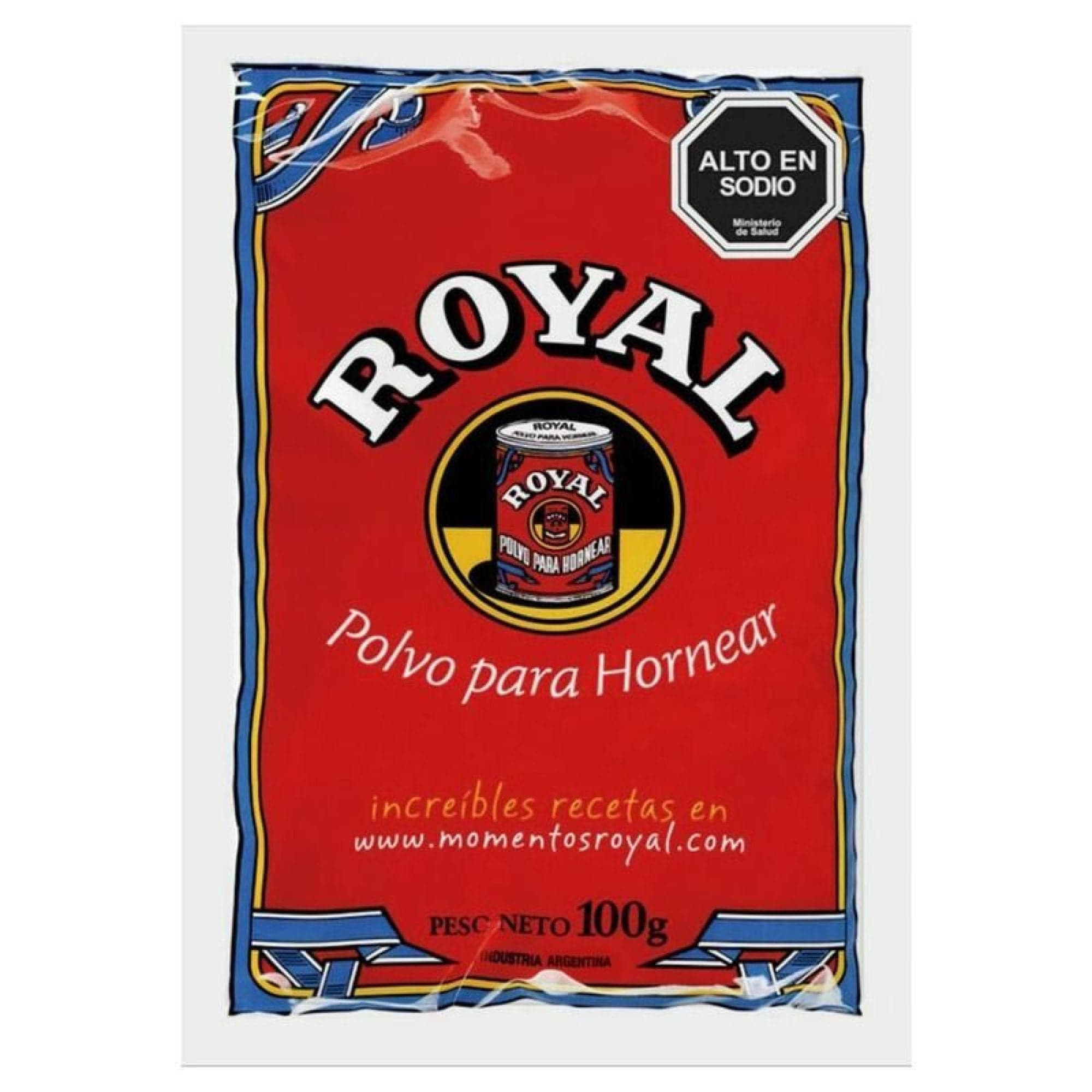 Polvos De Hornear Royal 100 G