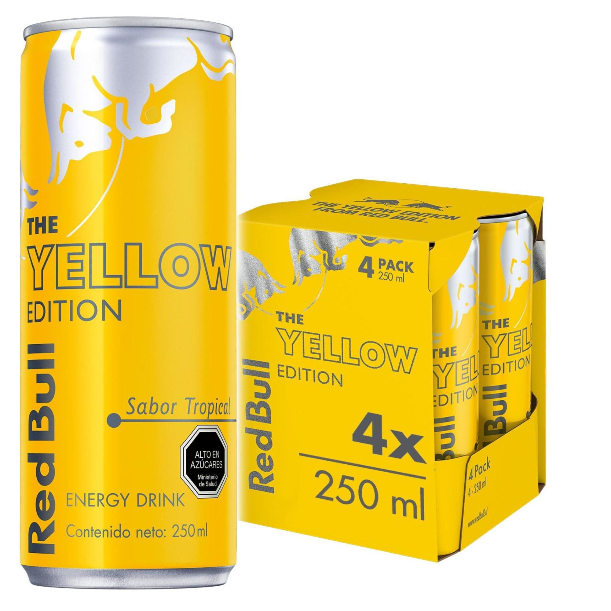 Bebida Energetica Red Bull Yellow Lata 250 Ml