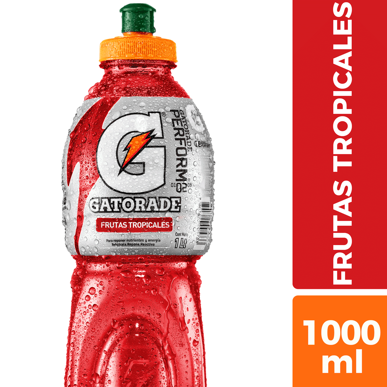 Bebida Isotonica Gatorade Frutas Tropicales Desechable 1 L