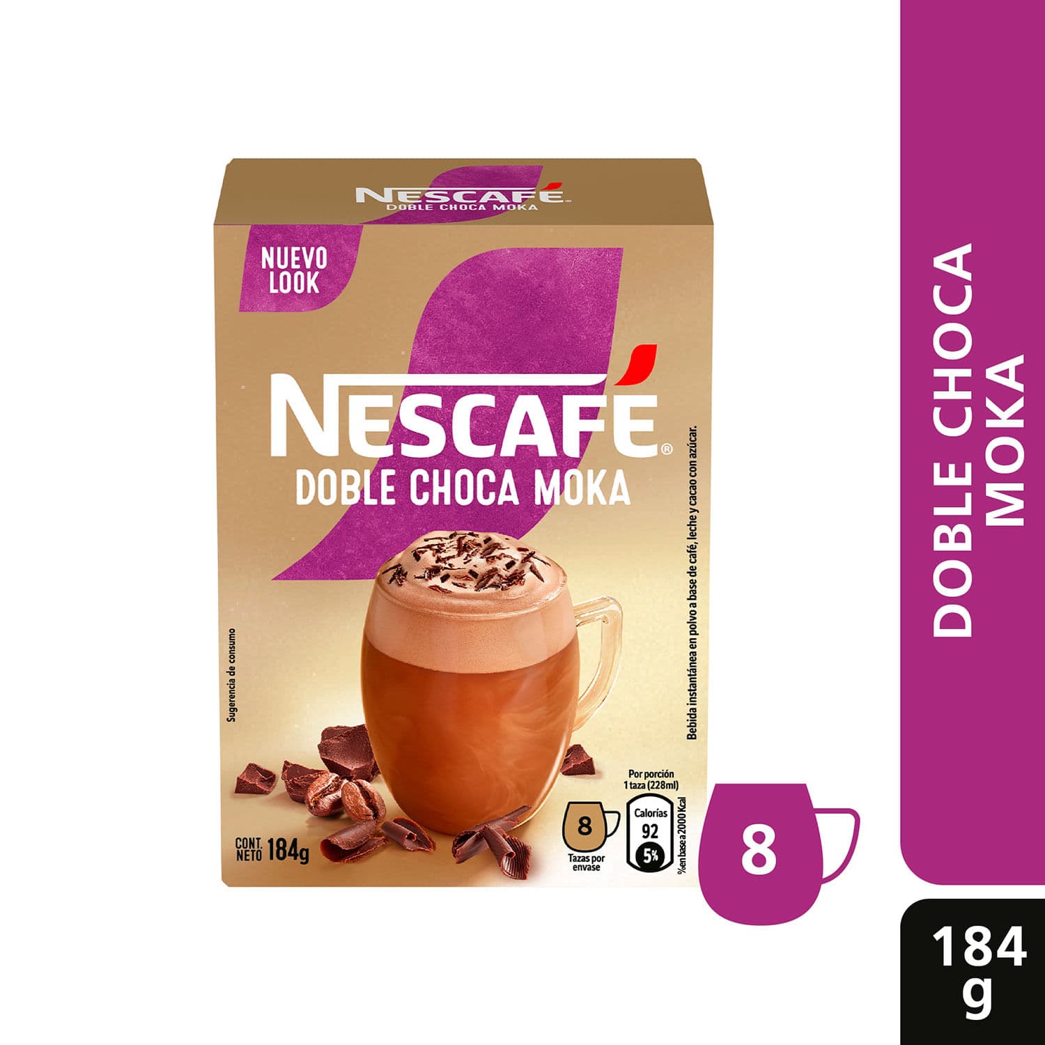 Cafe Nescafe Instantaneo Doble Choca Moka 144 G