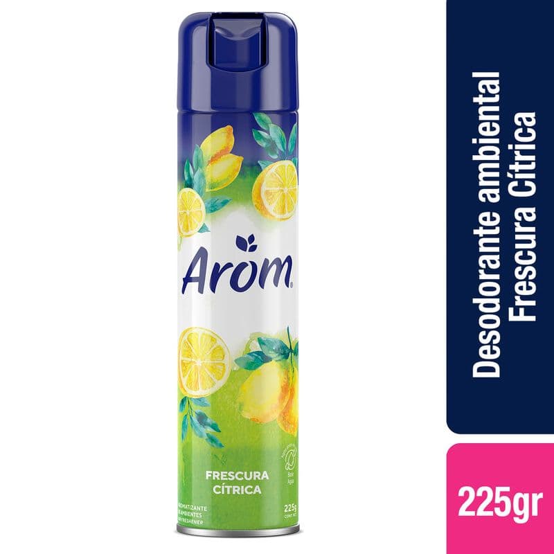 Desodorante Ambiental Arom Frescura Citrica 225 G