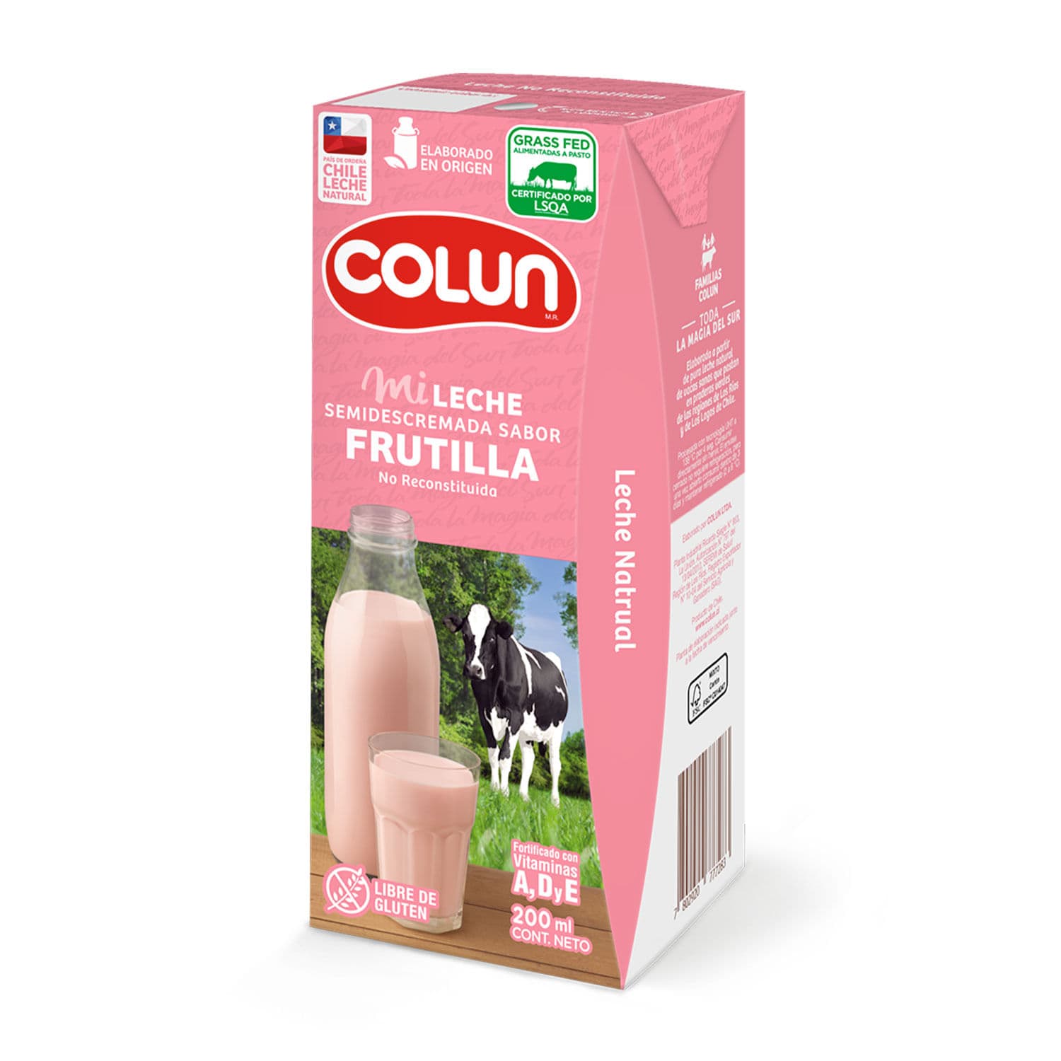 Leche Colun Frutilla 200 ML
