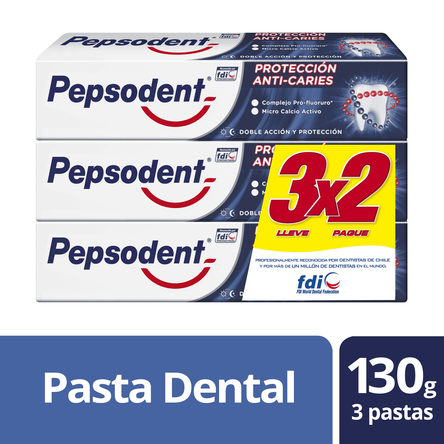 Pasta Dental Pepsodent Anti-Caries 130 G