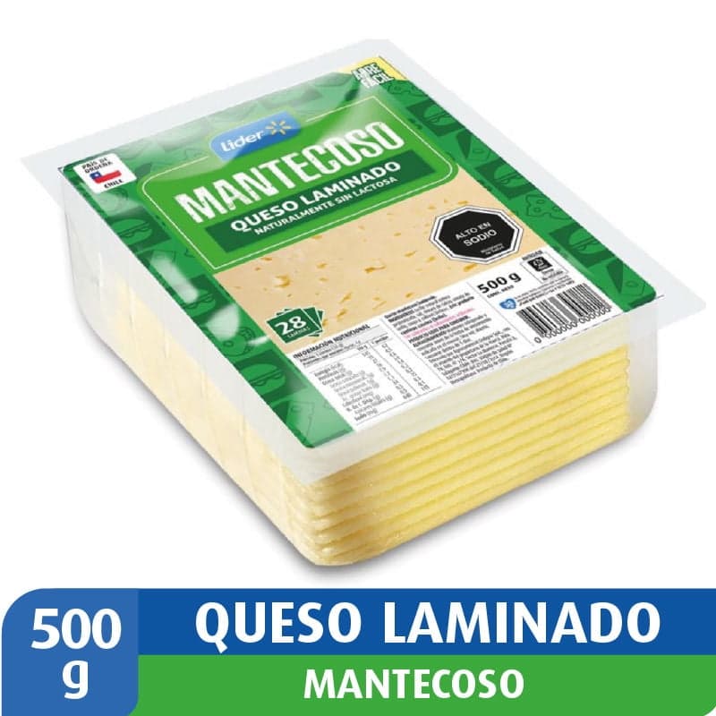 Queso Mantecoso Laminado Frutillar 500 G