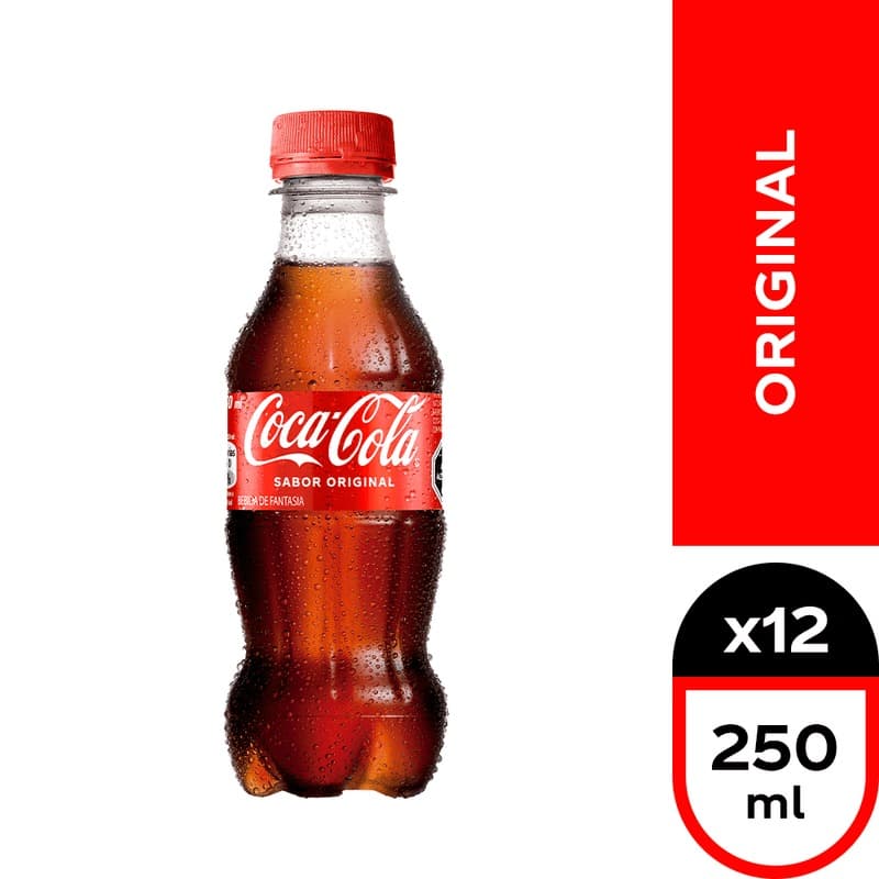 Bebida Coca-Cola Original Desechable 250 Ml