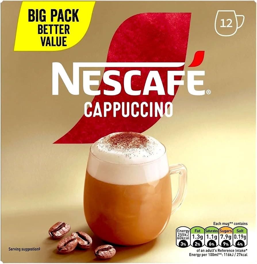 Cafe Nescafe Instantaneo Cappuccino 144 G