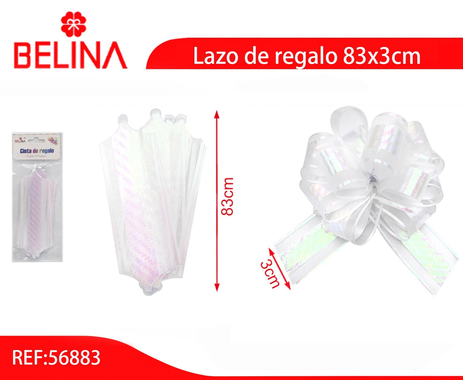 Cinta De Regalo Blanco