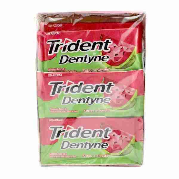 Chicle Trident Sandia