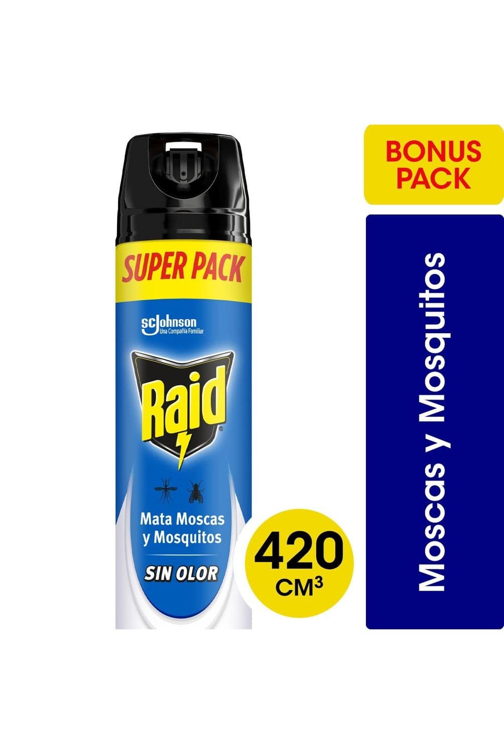 Insecticida Raid Mata Moscas Sin Olor 259 G