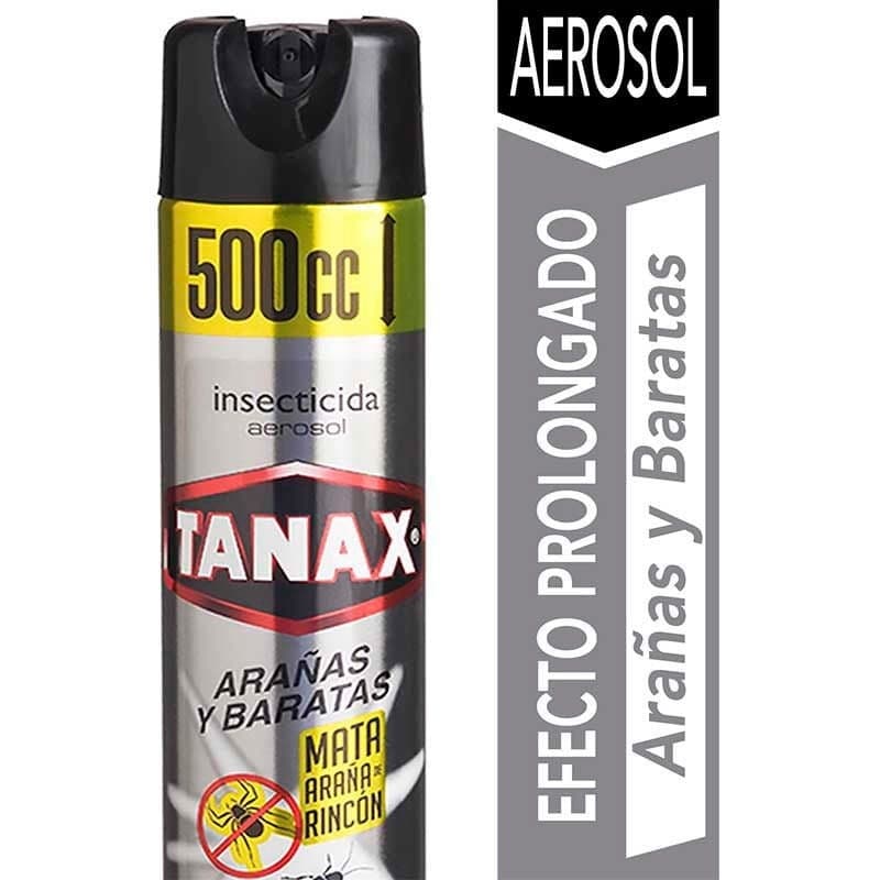 Insecticida Tanax Aranas Y Baratas Efecto Prolongado 500 Ml