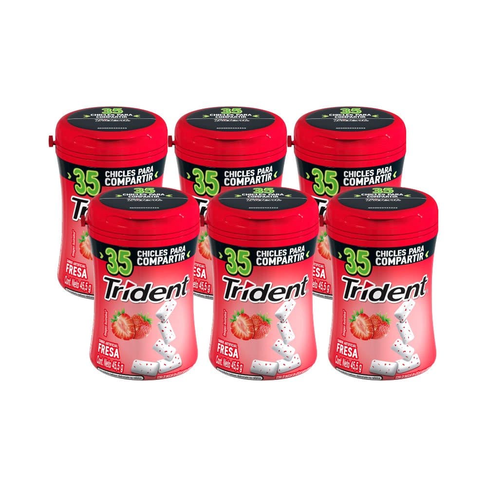 Chicle Trident Fresa