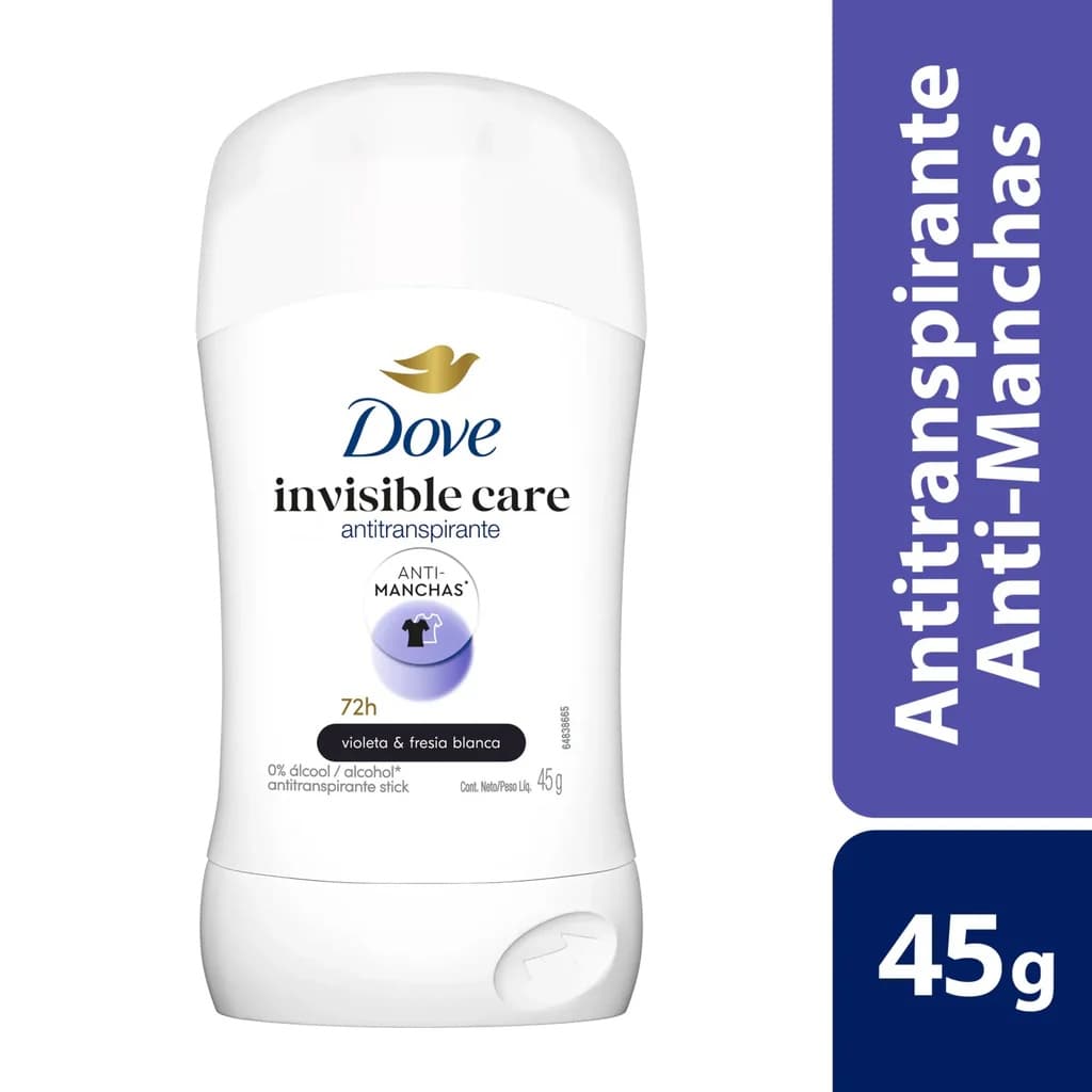 Desodorante Dove Invisible Care 45 G