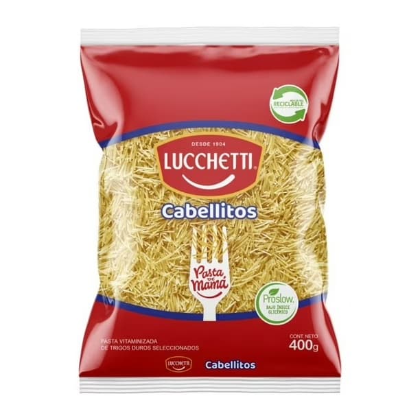 Pastas Lucchetti Cabellitos