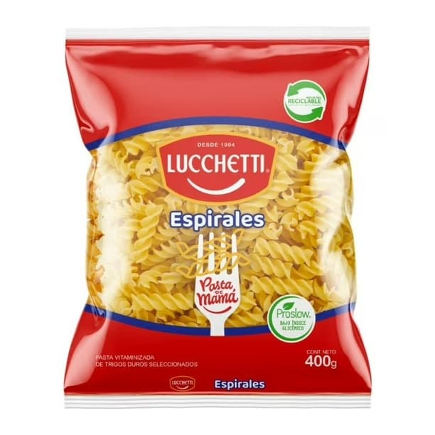 Pastas Lucchetti Espirales