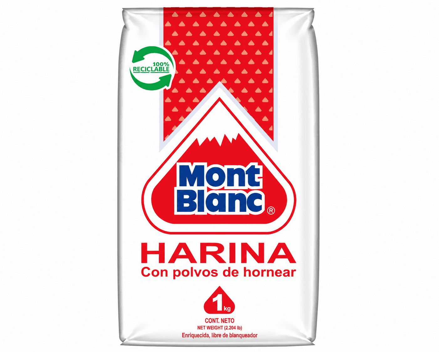 Harina Montecarlo Mont Blanc con Polvos 1 Kg
