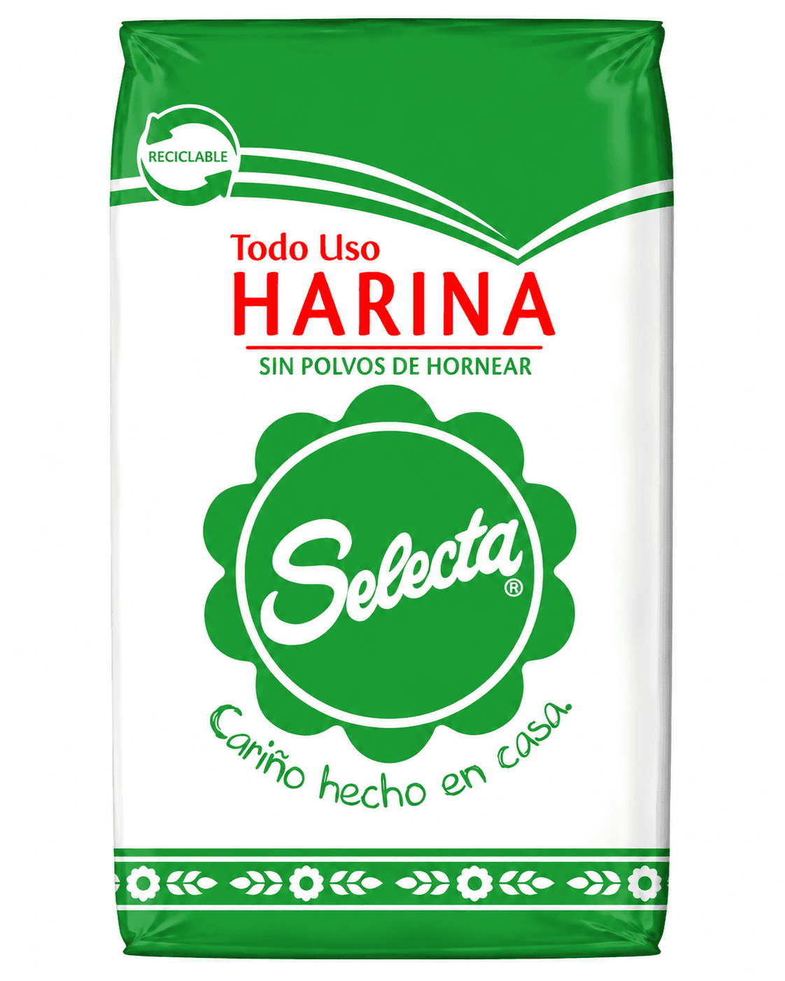 Harina Selecta sin Polvos de Hornear 1 Kg