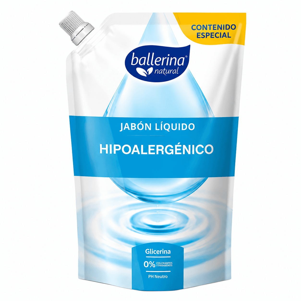 Jabon Ballerina Hipoalergenico Extra Suave 650 ML