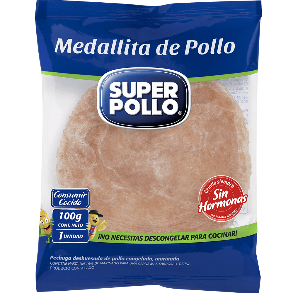 Medallita de Pollo 100 G