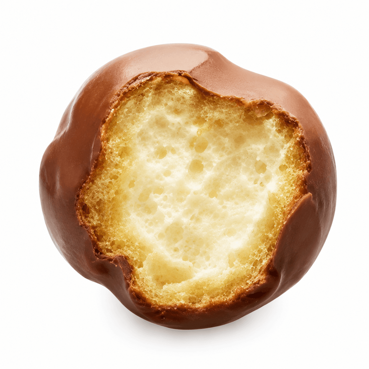 Profiterol Bañado de Chocolate y Avellana