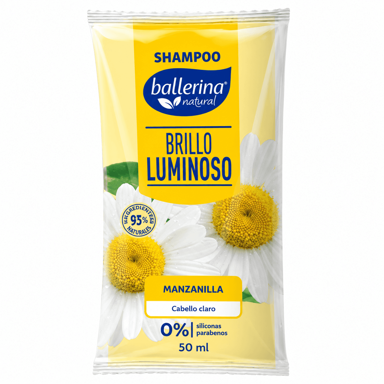 Shampoo Ballerina Manzanilla Brillo Luminoso 50ml